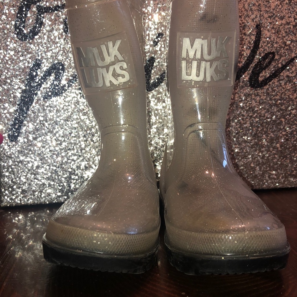 Preloved Muk Luk Rainboots Size L 9/10